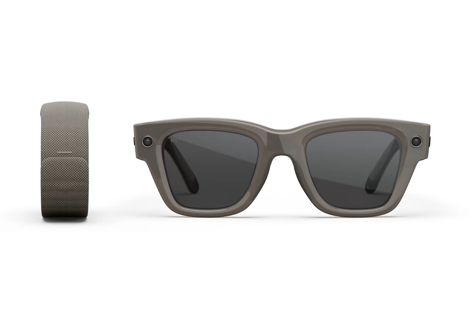 Ray-Ban Meta Display AI Smart Glasses with Neural Band In-Lens Display Clear Black