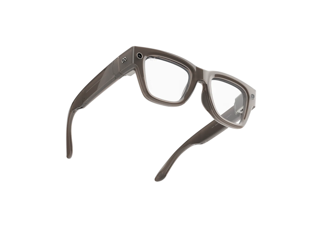 Ray-Ban Meta Display AI Smart Glasses with Neural Band In-Lens Display Clear Black