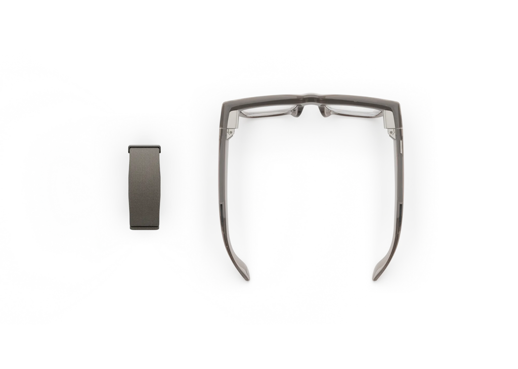 Ray-Ban Meta Display AI Smart Glasses with Neural Band In-Lens Display Clear Black