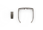 Ray-Ban Meta Display AI Smart Glasses with Neural Band In-Lens Display Clear Black