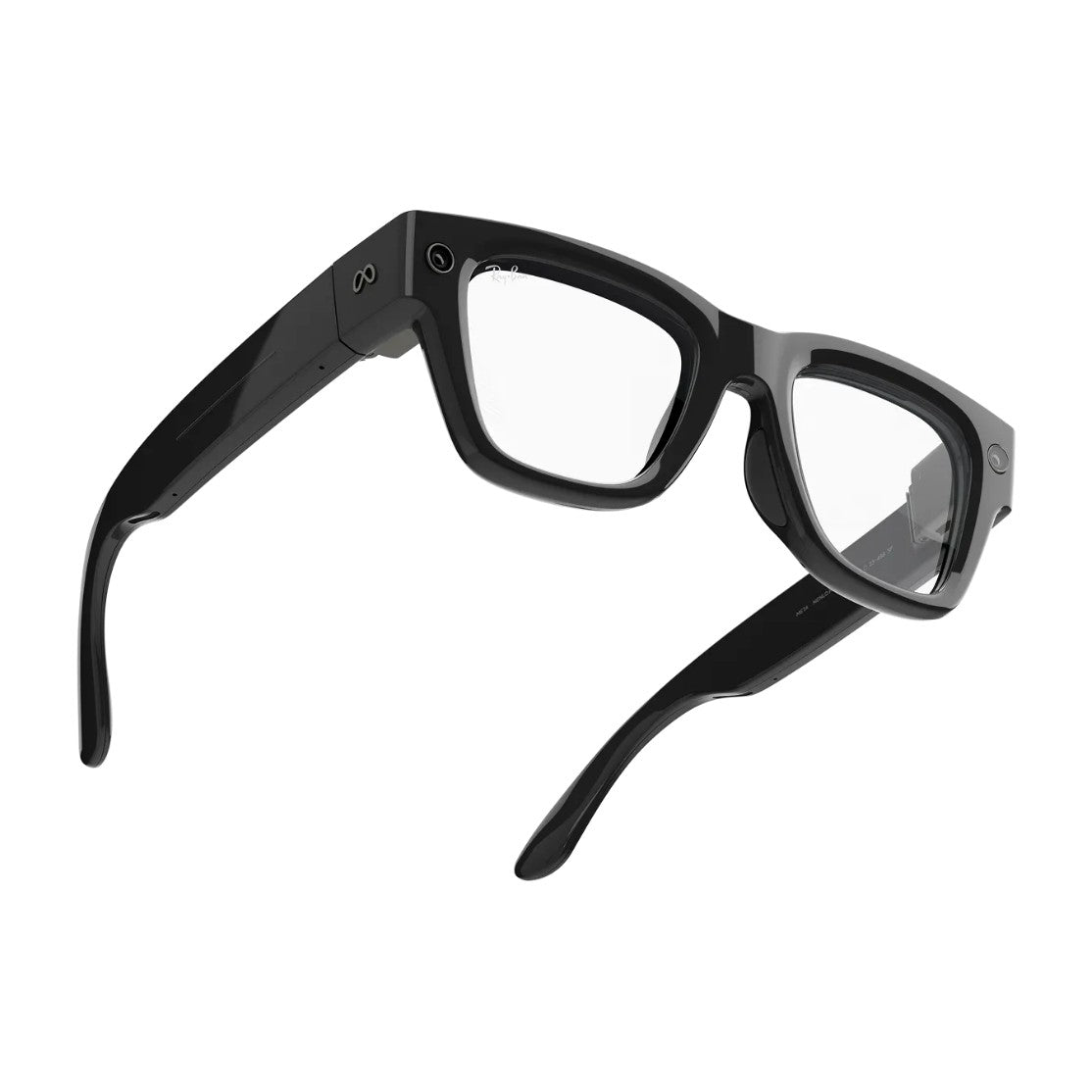 Ray-Ban Meta Display AI Smart Glasses with Neural Band Transitions Lens Shiny Black