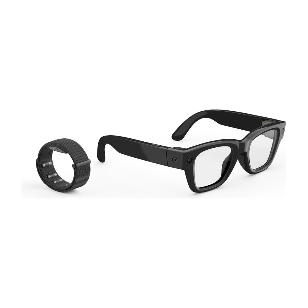 Ray-Ban Meta Display AI Smart Glasses with Neural Band Transitions Lens Shiny Black