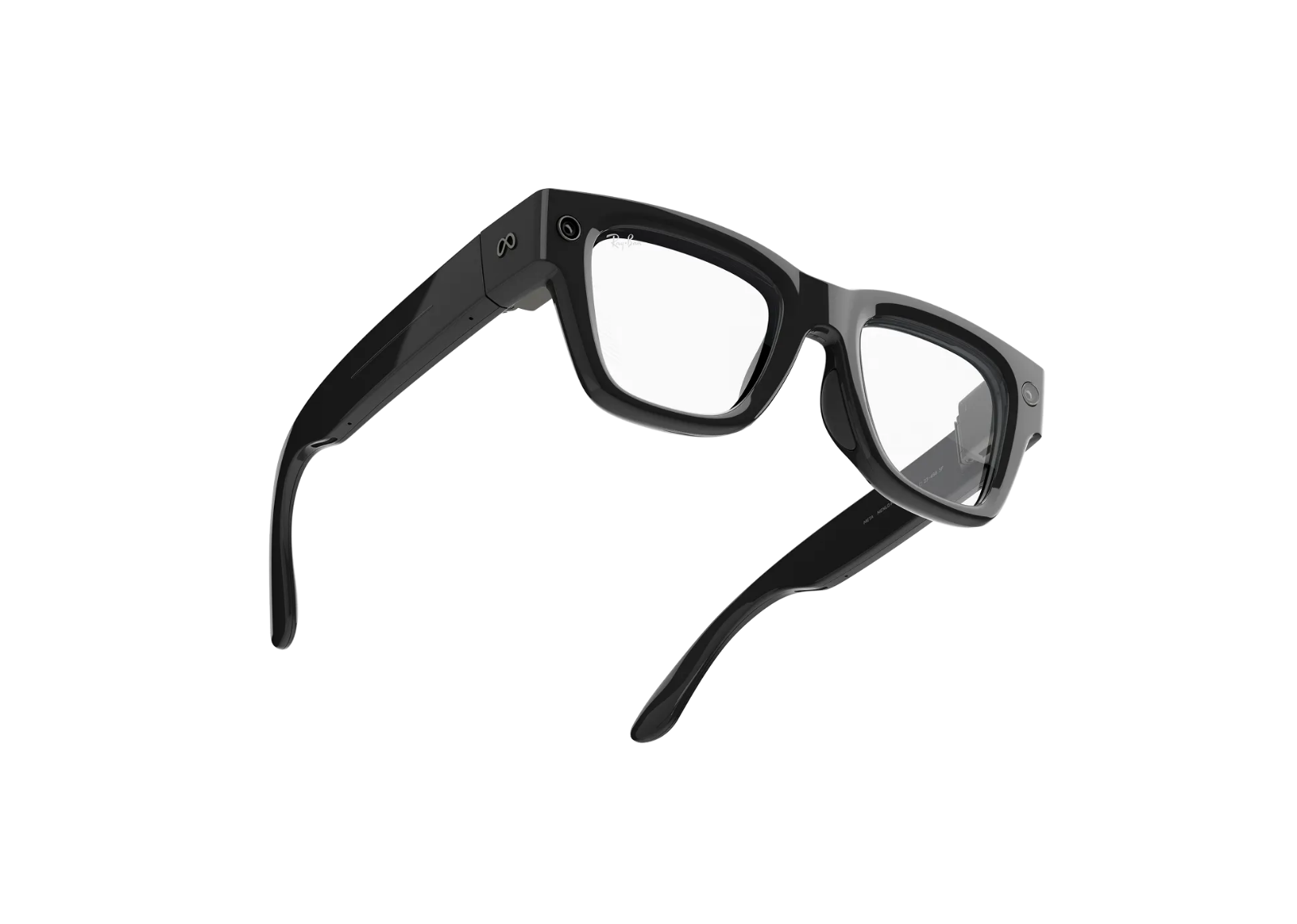 Ray-Ban Meta Display AI Smart Glasses with Neural Band Transitions Lens Shiny Black