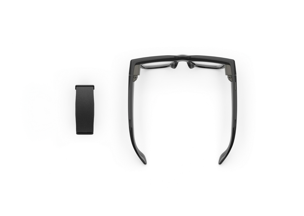 Ray-Ban Meta Display AI Smart Glasses with Neural Band Transitions Lens Shiny Black