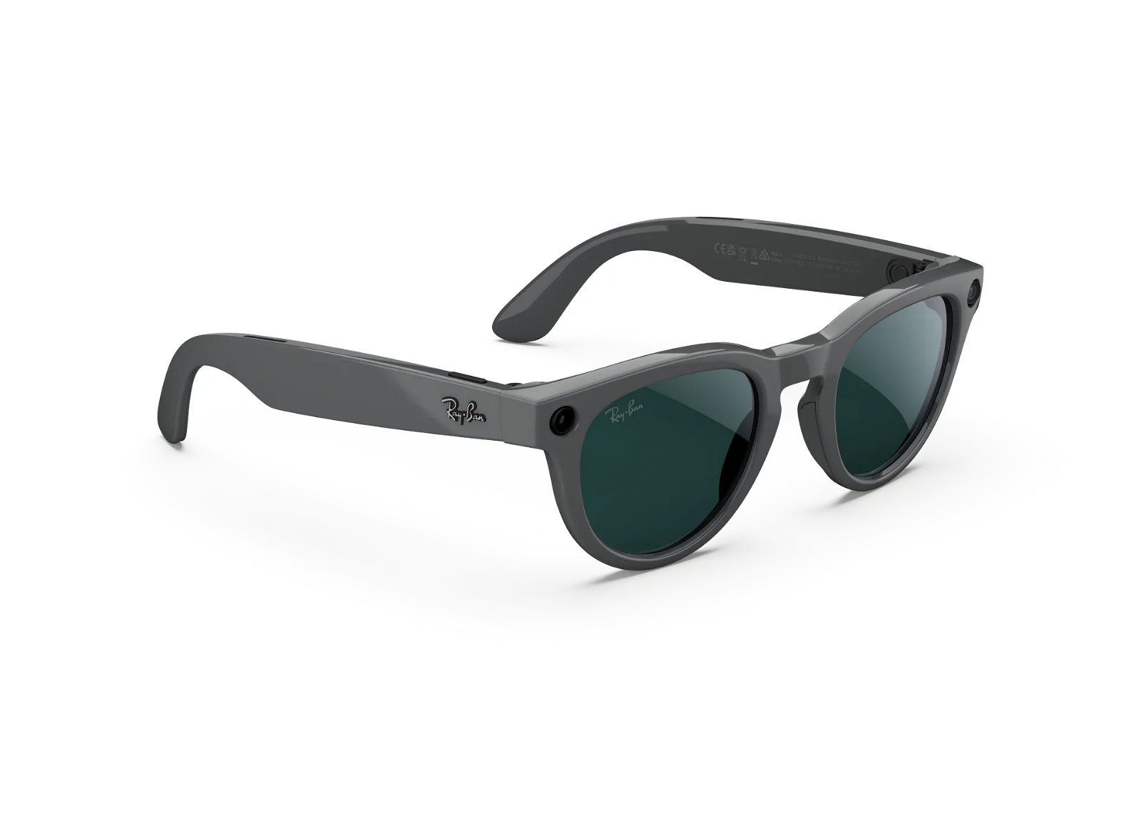 Ray-Ban Meta Headliner Gen 2 AI Smart Glasses Emerald Transitions Lens Shiny Asteroid Grey