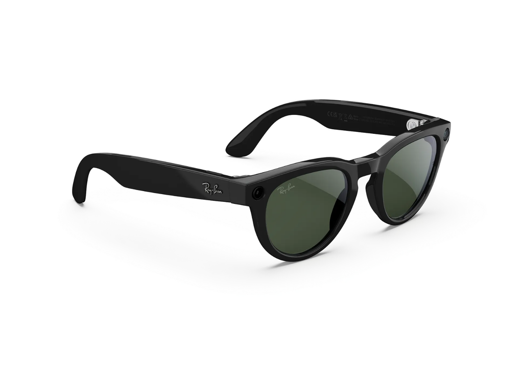 Ray-Ban Meta Headliner Gen 2 AI Smart Glasses Graphite Green Transitions Lens Shiny Black