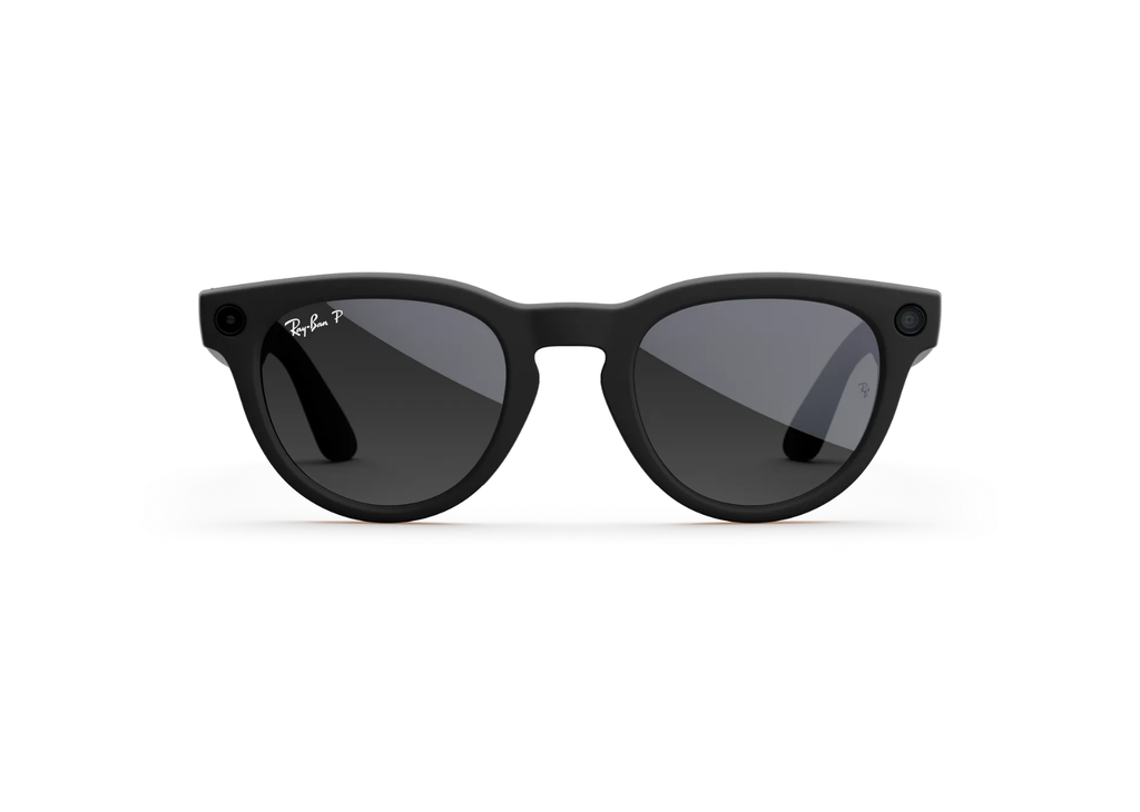 Ray-Ban Meta Headliner Gen 2 AI Smart Glasses Polarized Graphite Black Lens Matte Black