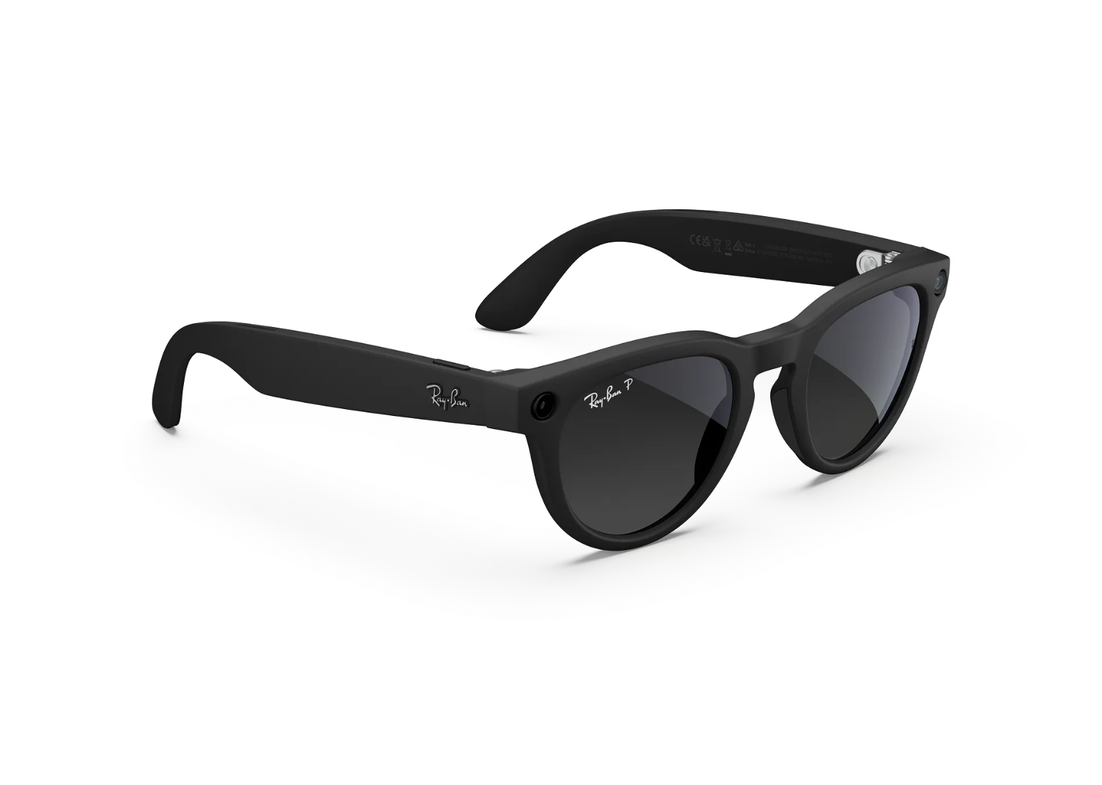 Ray-Ban Meta Headliner Gen 2 AI Smart Glasses Polarized Graphite Black Lens Matte Black