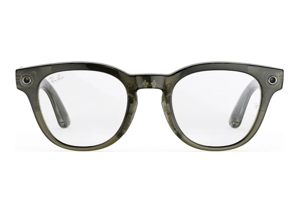 Ray-Ban Meta Scriber Optics Gen 2 AI Smart Glasses Clear Lens Dark Olive
