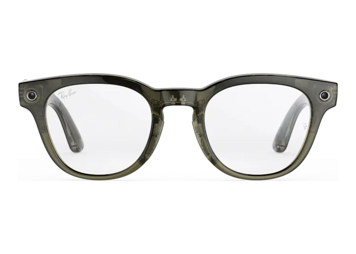 Ray-Ban Meta Scriber Optics Gen 2 AI Smart Glasses Clear Lens Dark Olive