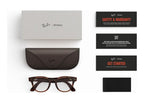 Ray-Ban Meta Scriber Optics Gen 2 AI Smart Glasses Clear Lens Shiny Umber