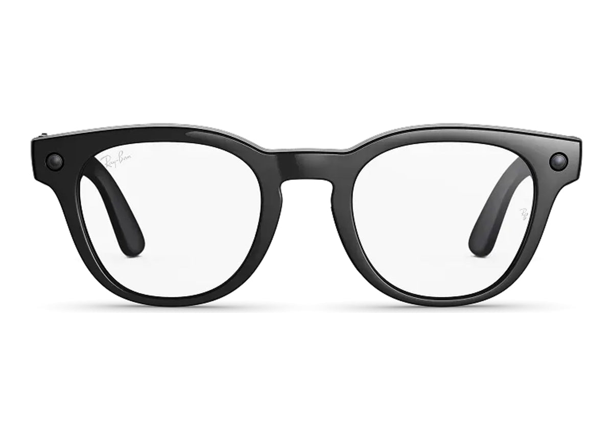 Ray-Ban Meta Scriber Optics Gen 2 AI Smart Glasses Clear Lens Solid Shiny Black