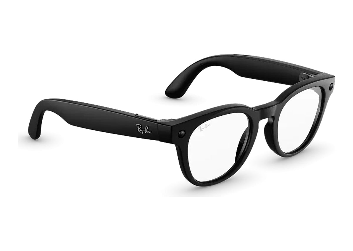 Ray-Ban Meta Scriber Optics Gen 2 AI Smart Glasses Clear Lens Solid Shiny Black