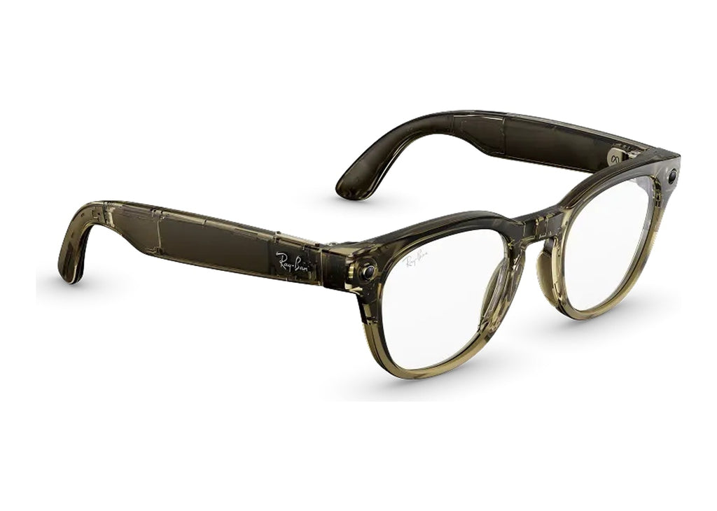 Ray-Ban Meta Scriber Optics Gen 2 AI Smart Glasses Clear Lens Stone Beige