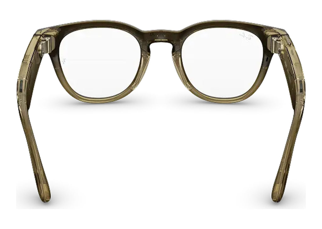 Ray-Ban Meta Scriber Optics Gen 2 AI Smart Glasses Clear Lens Stone Beige