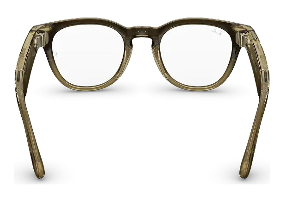Ray-Ban Meta Scriber Optics Gen 2 AI Smart Glasses Clear Lens Stone Beige
