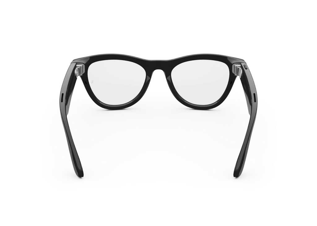 Ray-Ban Meta Skyler Gen 1 AI Smart Glasses Clear Lens Shiny Black