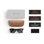 Ray-Ban Meta Skyler Gen 1 AI Smart Glasses Green Lens Shiny Black