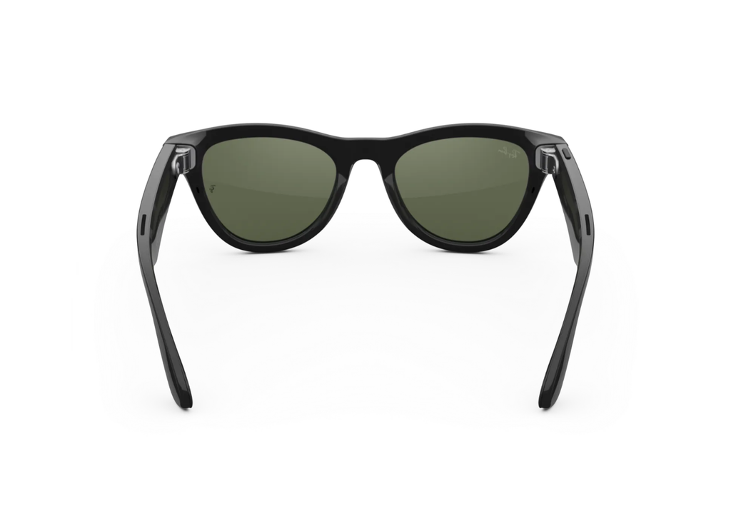 Ray-Ban Meta Skyler Gen 1 AI Smart Glasses Green Lens Shiny Black