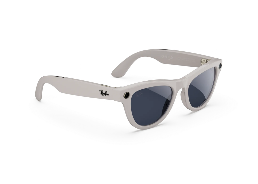 Ray-Ban Meta Skyler Gen 1 AI Smart Glasses Sapphire Transitions Lens Shiny Chalky Grey