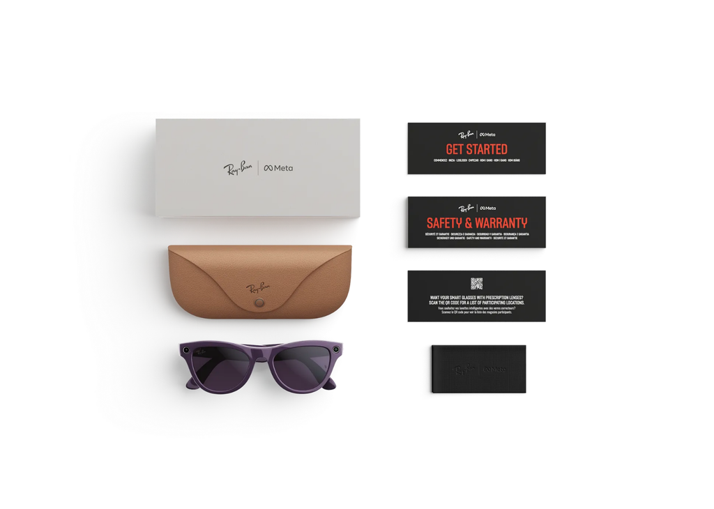 Ray-Ban Meta Skyler Gen 2 AI Smart Glasses Amethyst Transitions Lens Shiny Mystic Violet