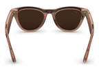 Ray-Ban Meta Skyler Gen 2 AI Smart Glasses Brown Transitions Lens Shiny Transparent Peach