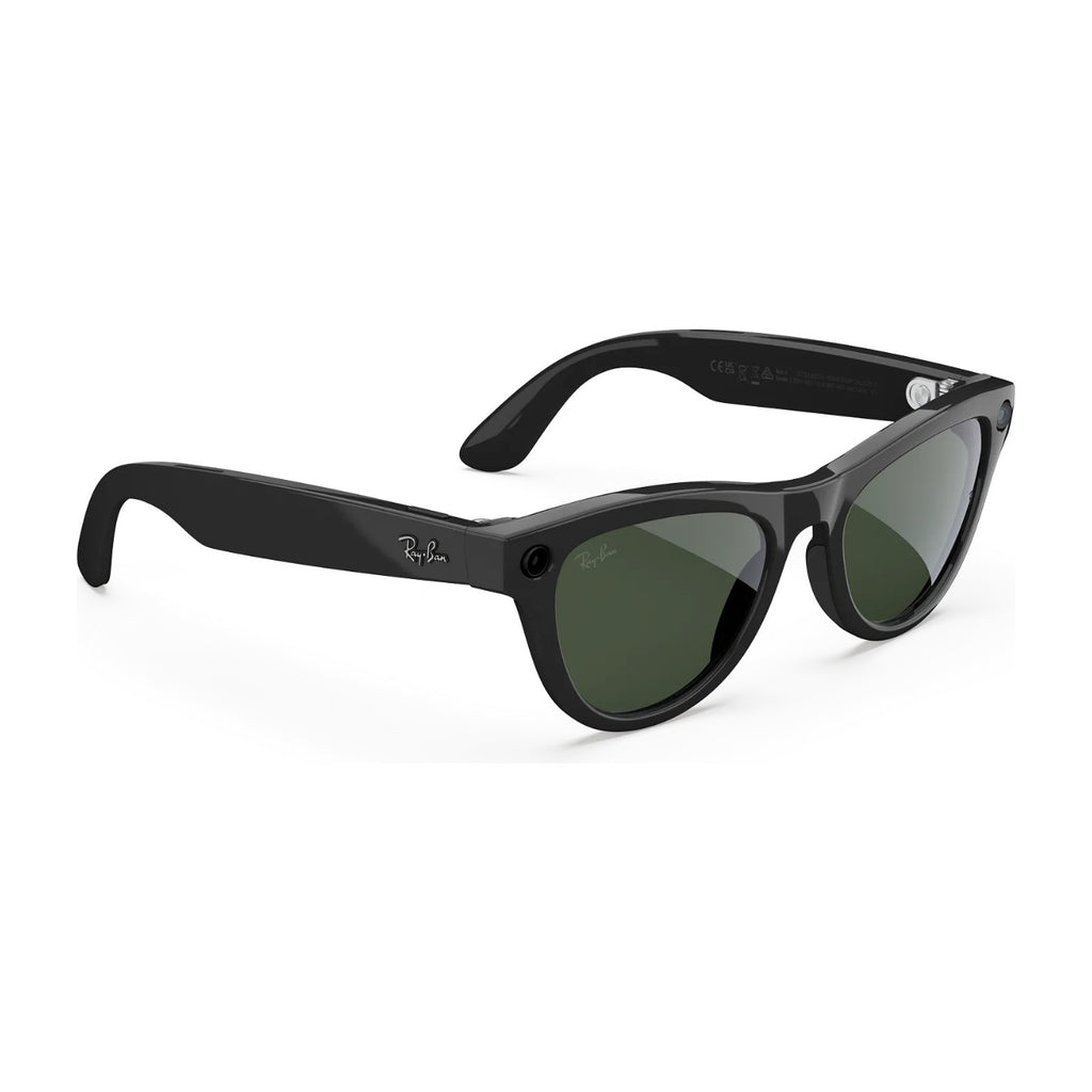 Ray-Ban Meta Skyler Gen 2 AI Smart Glasses Graphite Green Transitions Lens Shiny Black