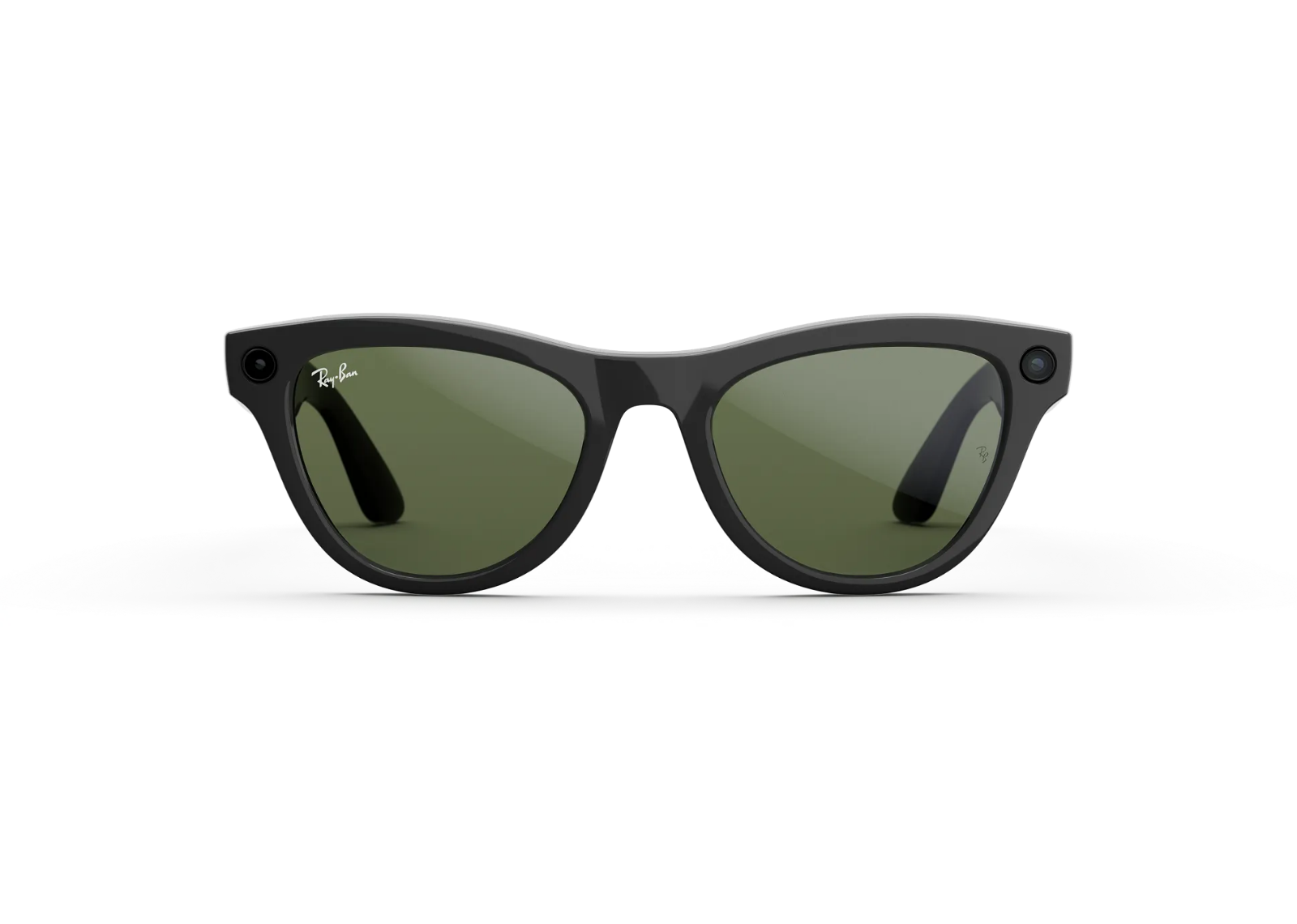 Ray-Ban Meta Skyler Gen 2 AI Smart Glasses Green Lens Shiny Black
