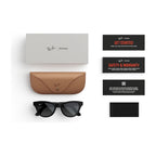 Ray-Ban Meta Skyler Gen 2 AI Smart Glasses Polarized Black Lens Shiny Black