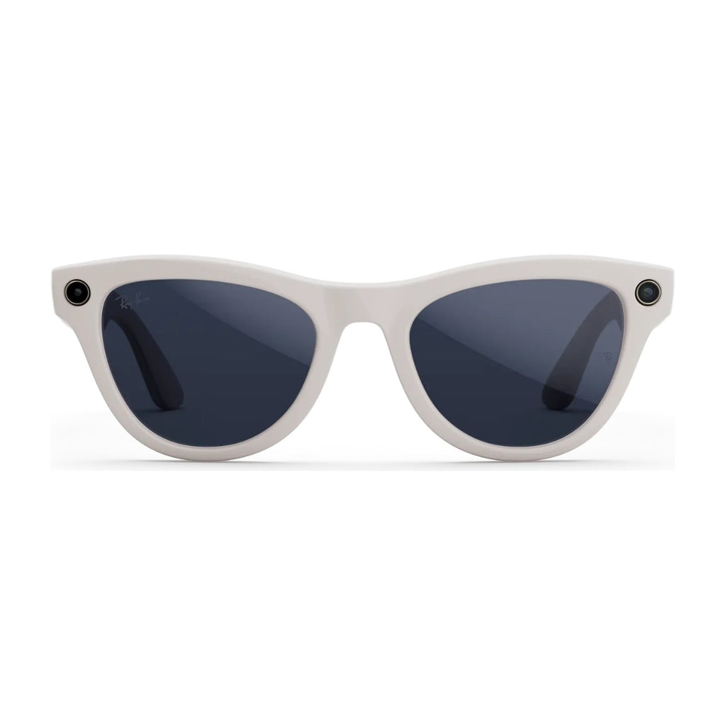 Ray-Ban Meta Skyler Gen 2 AI Smart Glasses Sapphire Transitions Lens Shiny Chalky Grey