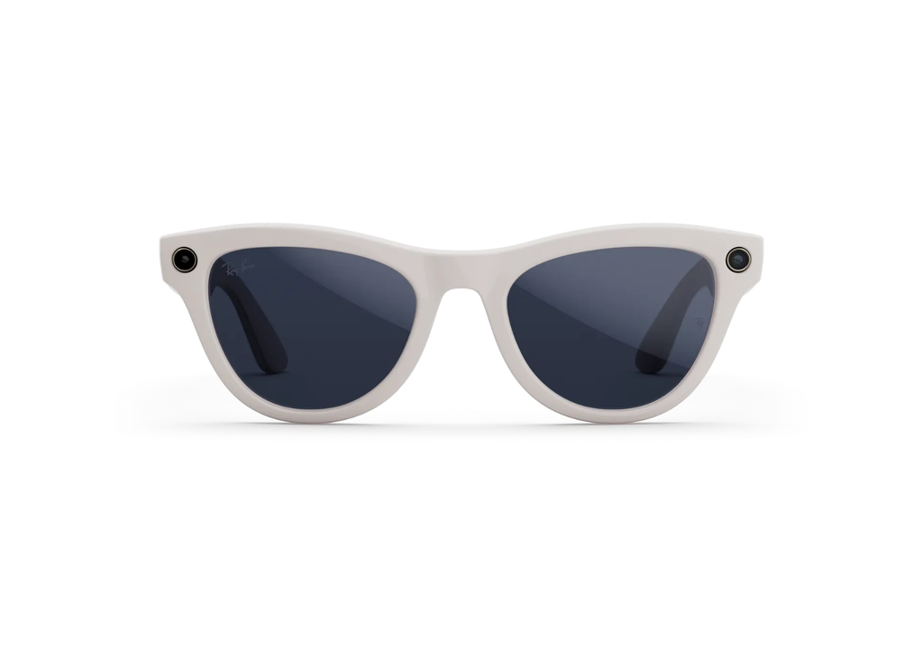 Ray-Ban Meta Skyler Gen 2 AI Smart Glasses Sapphire Transitions Lens Shiny Chalky Grey