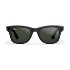 Ray-Ban Meta Wayfarer Gen 1 AI Smart Glasses Clear to Graphite Green Transitions Lens Matte Black