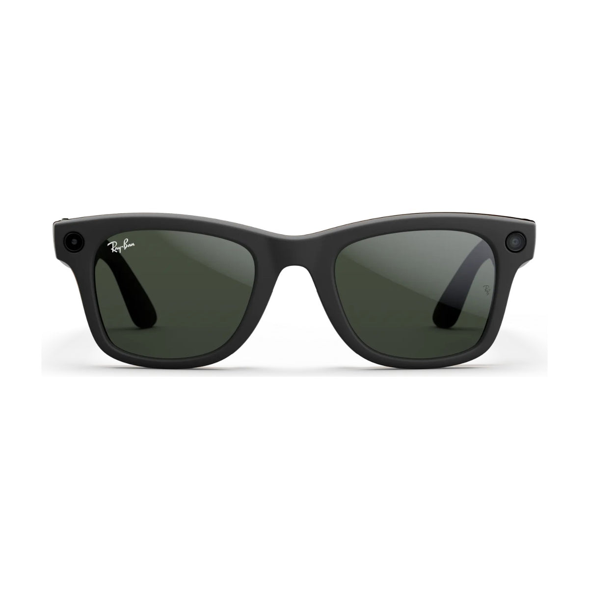 Ray-Ban Meta Wayfarer Gen 1 AI Smart Glasses Clear to Graphite Green Transitions Lens Matte Black