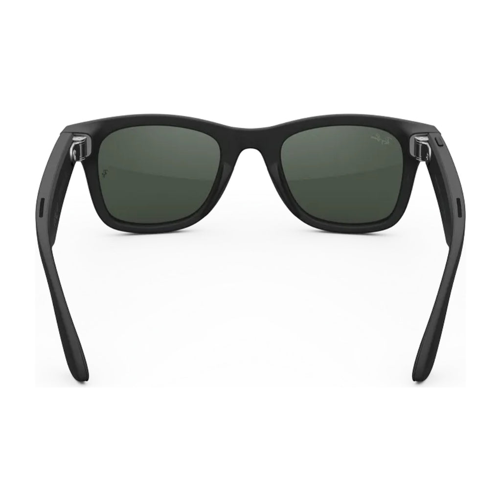 Ray-Ban Meta Wayfarer Gen 1 AI Smart Glasses Clear to Graphite Green Transitions Lens Matte Black