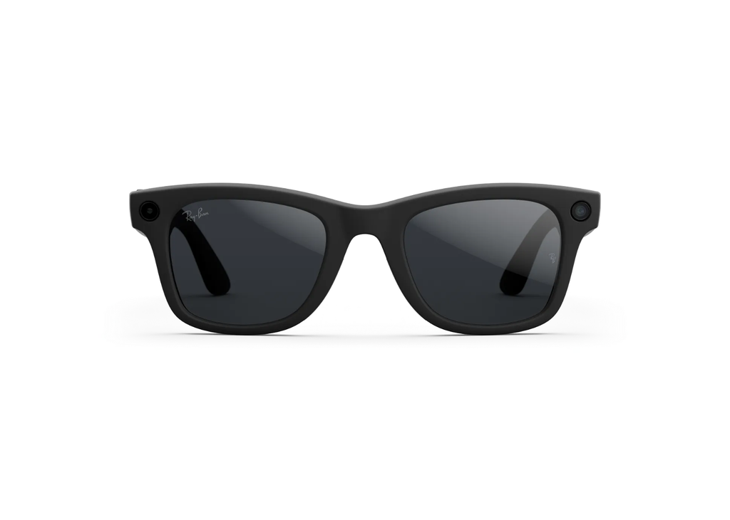 Ray-Ban Meta Wayfarer Gen 2 AI Smart Glasses Grey Transitions Lens Matte Black