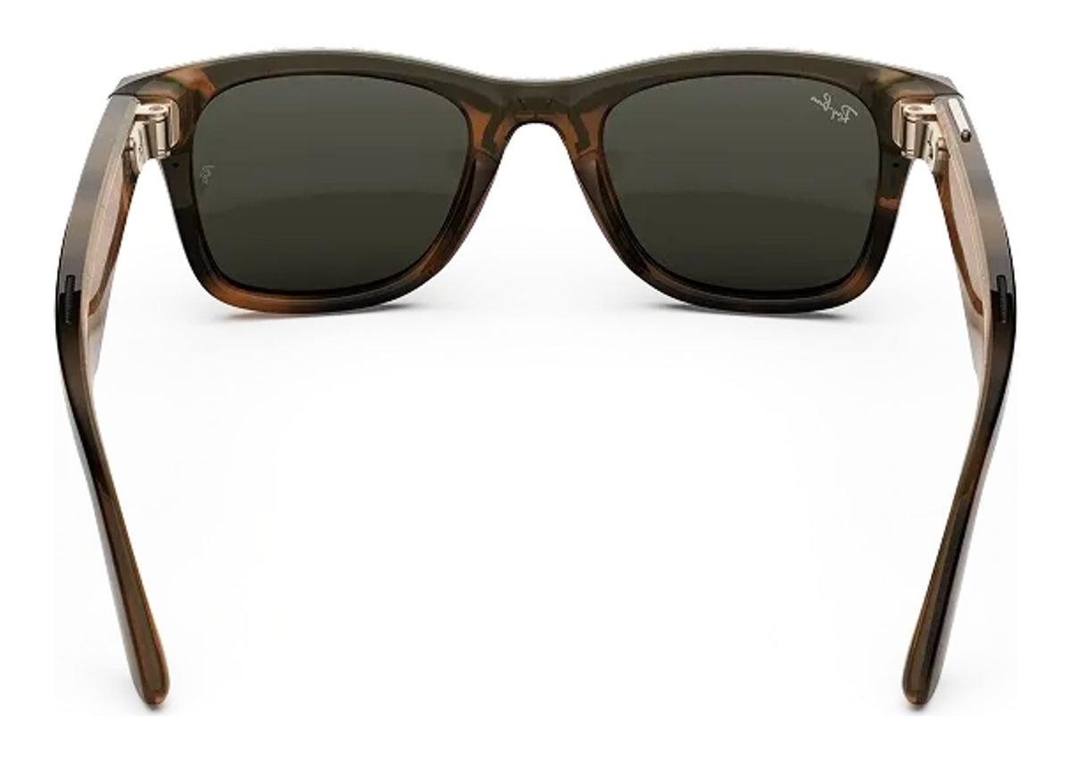 Ray-Ban Meta Wayfarer Gen 3 AI Smart Glasses Green Lens Havana