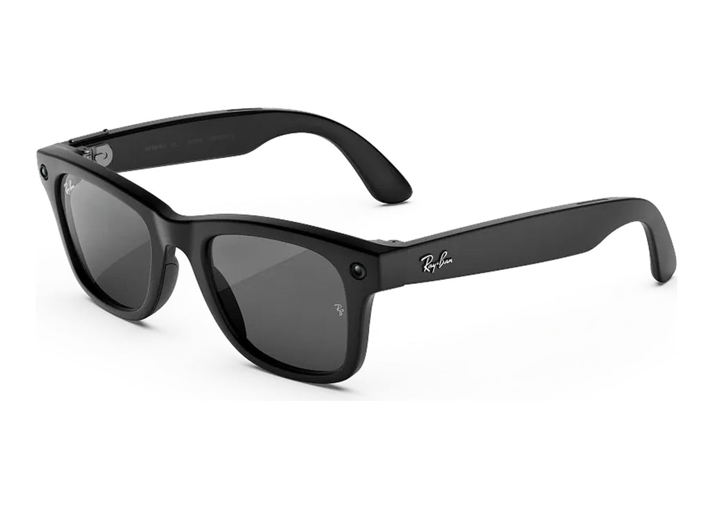 Ray-Ban Meta Wayfarer Gen 3 AI Smart Glasses Grey Lens Matte Black