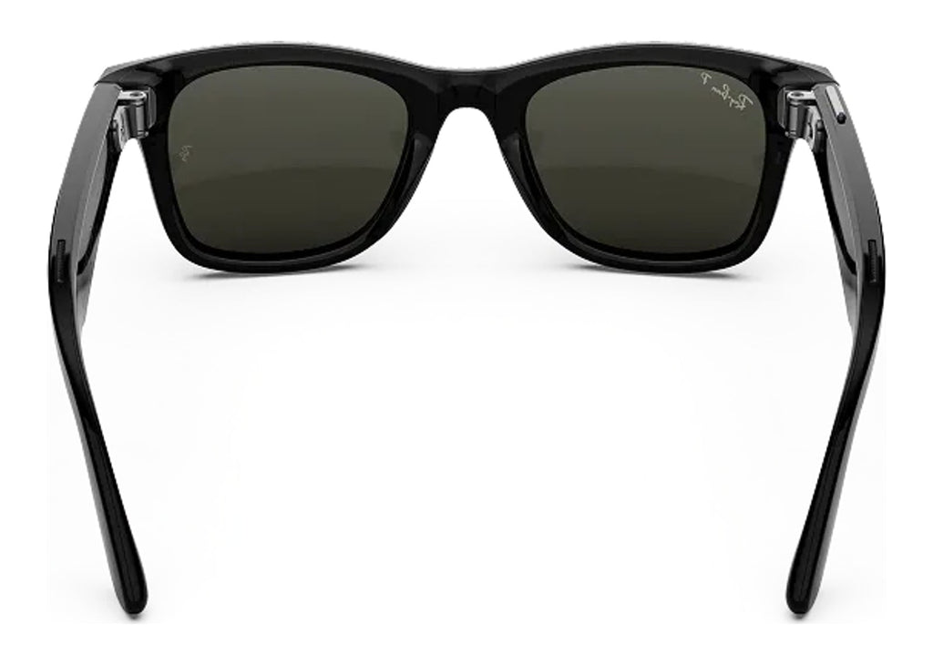 Ray-Ban Meta Wayfarer Gen 3 AI Smart Glasses Polarized Green Lens Shiny Black
