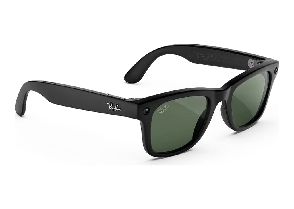 Ray-Ban Meta Wayfarer Gen 3 AI Smart Glasses Transitions Graphite Green Lens Matte Black
