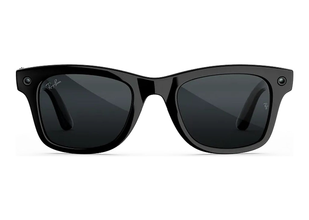 Ray-Ban Meta Wayfarer Gen 3 AI Smart Glasses Transitions Grey Lens Shiny Black