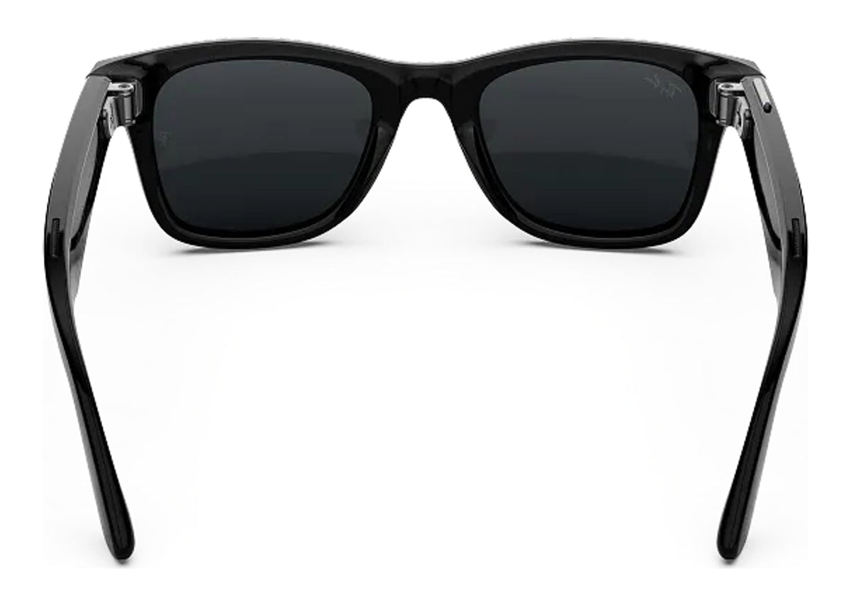 Ray-Ban Meta Wayfarer Gen 3 AI Smart Glasses Transitions Grey Lens Shiny Black