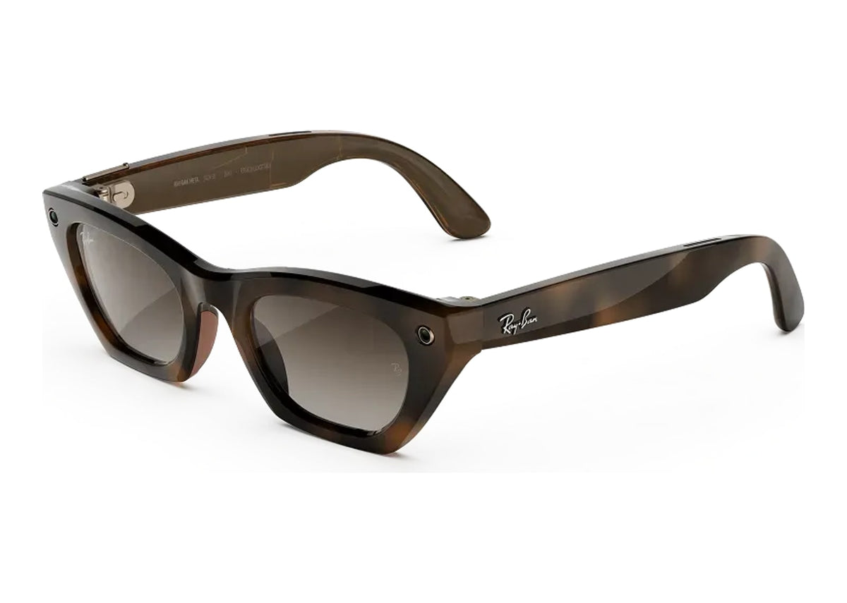 Ray-Ban Meta Zena Gen 3 AI Smart Glasses Brown Gradient Lens Havana