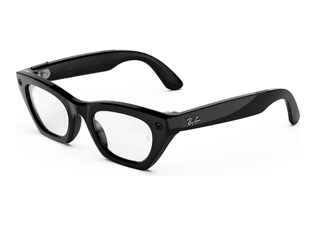 Ray-Ban Meta Zena Gen 3 AI Smart Glasses Clear Lens Shiny Black