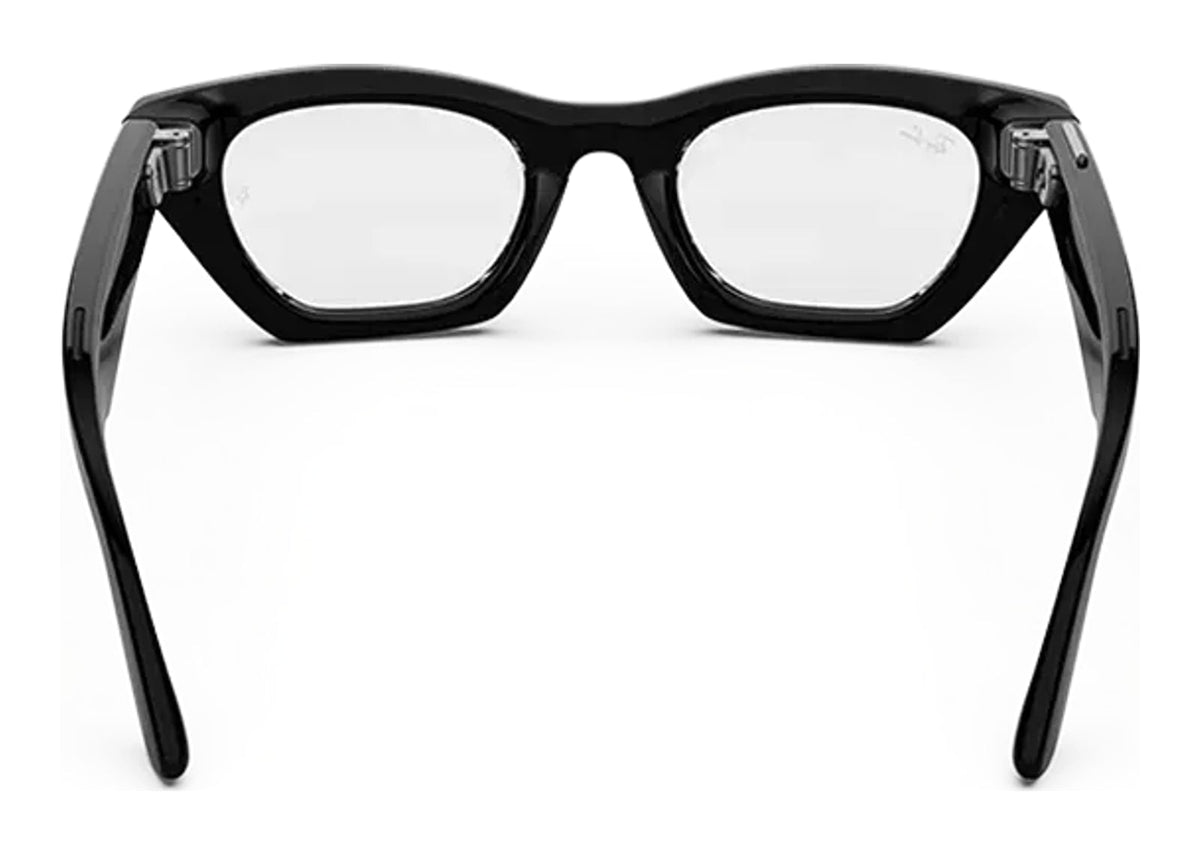Ray-Ban Meta Zena Gen 3 AI Smart Glasses Clear Lens Shiny Black