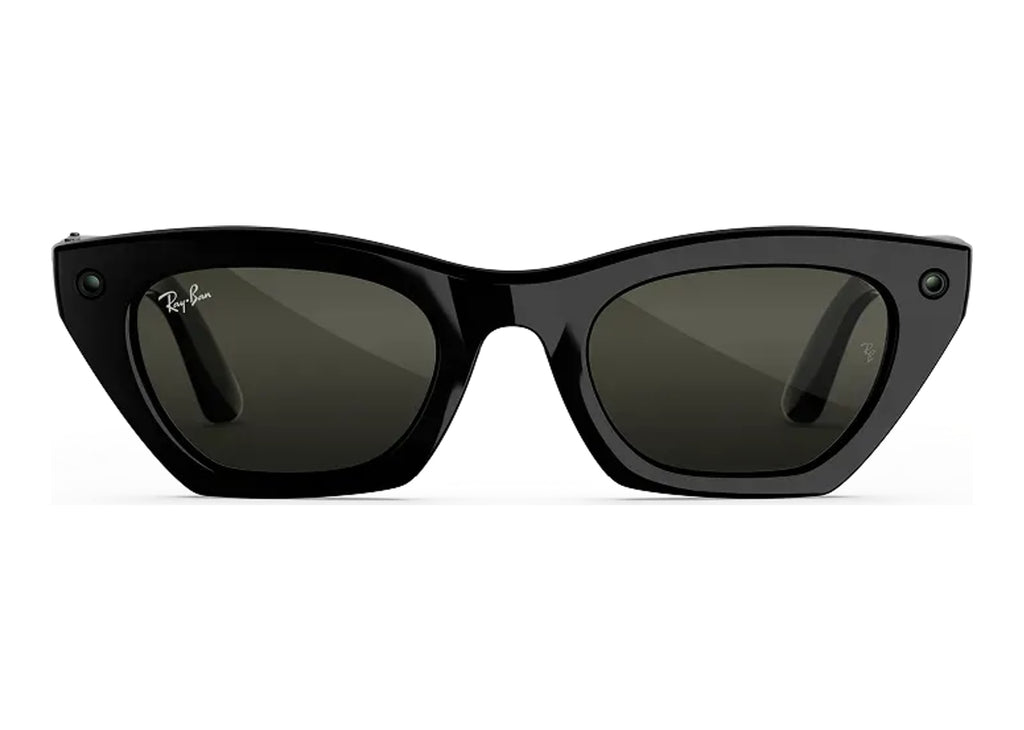 Ray-Ban Meta Zena Gen 3 AI Smart Glasses Polarized Green Lens Shiny Black