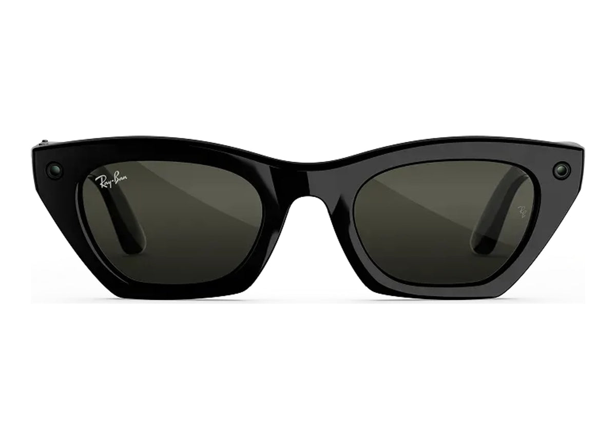Ray-Ban Meta Zena Gen 3 AI Smart Glasses Polarized Green Lens Shiny Black