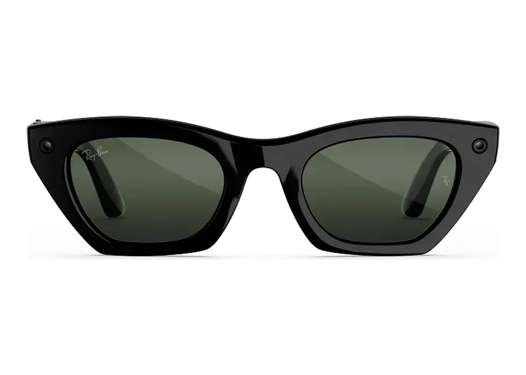Ray-Ban Meta Zena Gen 3 AI Smart Glasses Transitions Graphite Green Lens Shiny Black