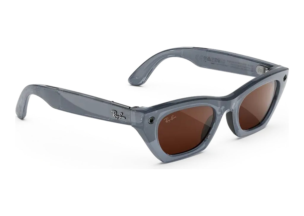 Ray-Ban Meta Zena Gen 3 AI Smart Glasses Transitions Lilac Copper Lens Milky Grey