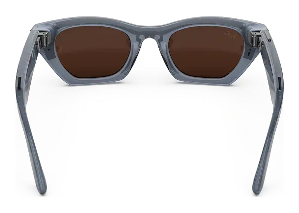 Ray-Ban Meta Zena Gen 3 AI Smart Glasses Transitions Lilac Copper Lens Milky Grey
