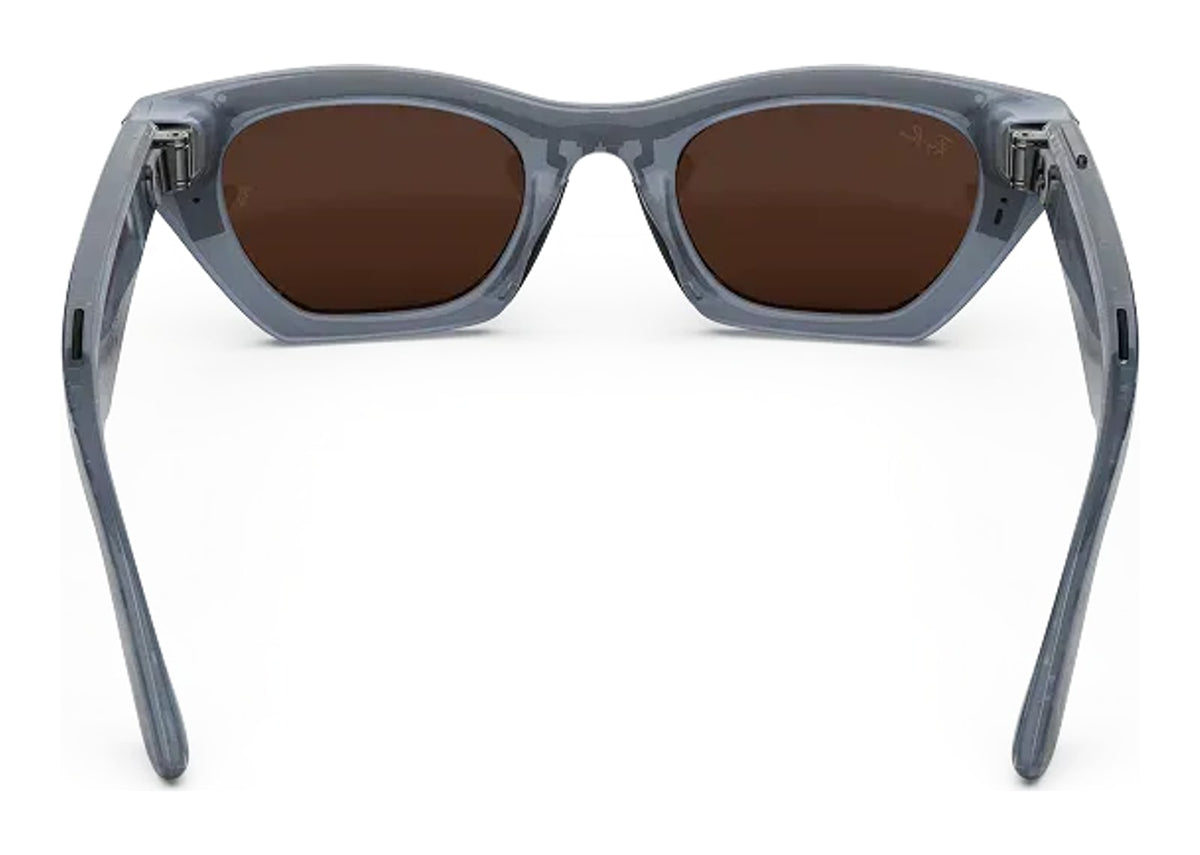 Ray-Ban Meta Zena Gen 3 AI Smart Glasses Transitions Lilac Copper Lens Milky Grey